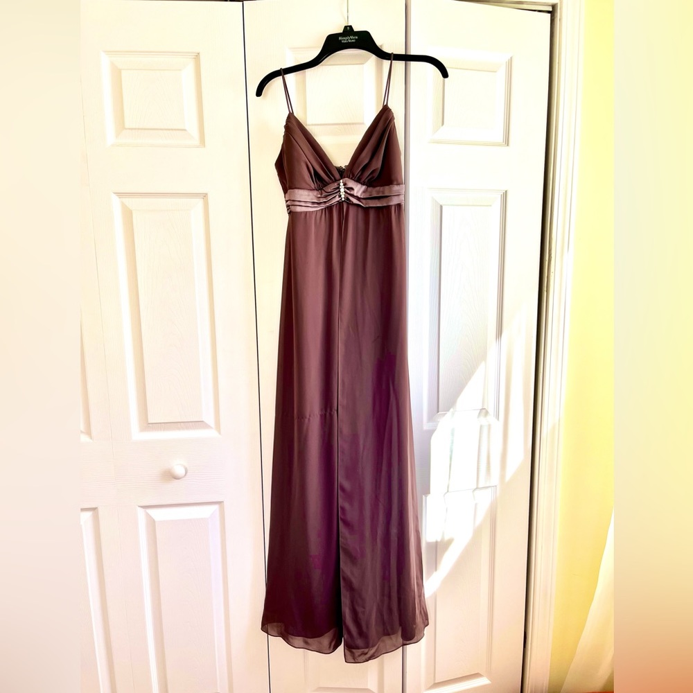 Empire waist formal gown